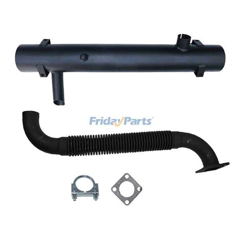 Skid steer loader exhaust pipes 